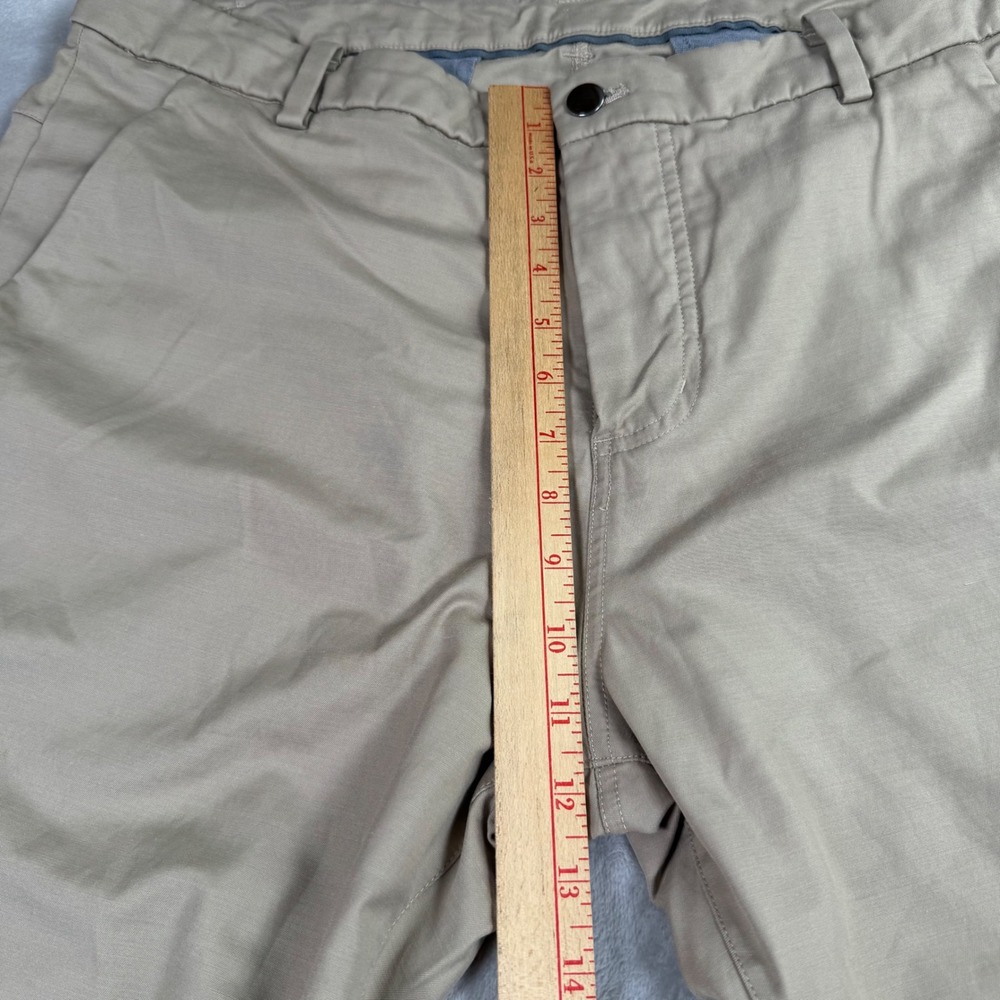 Lululemon Commission Slim-Fit Pant Mens 36x33 Khaki Tan Technical Chino Trousers - Picture 6 of 9